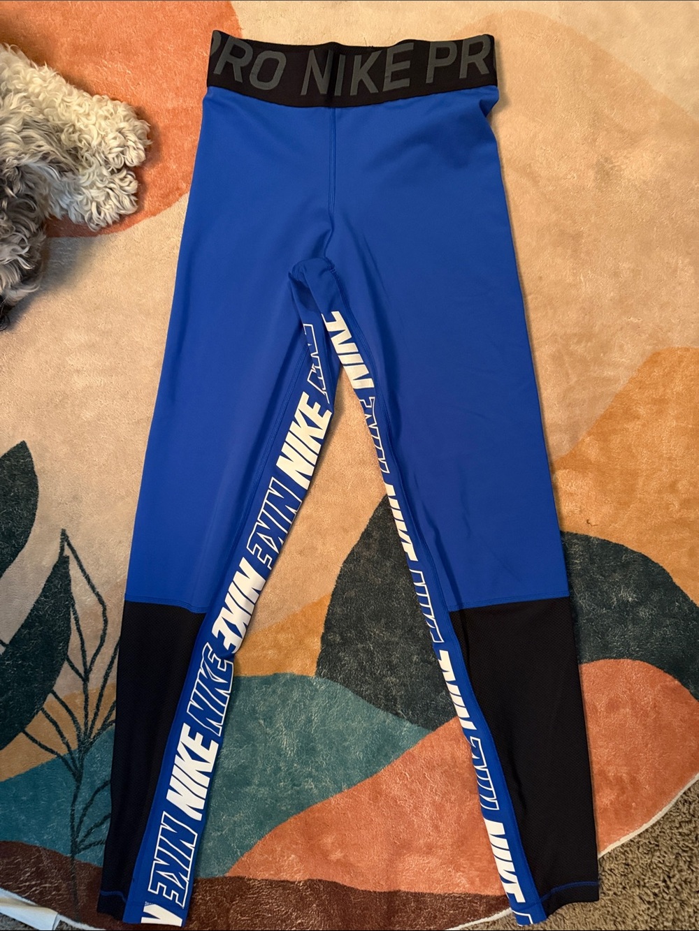 Nike Blue Performance Leggings Wmn’s small.